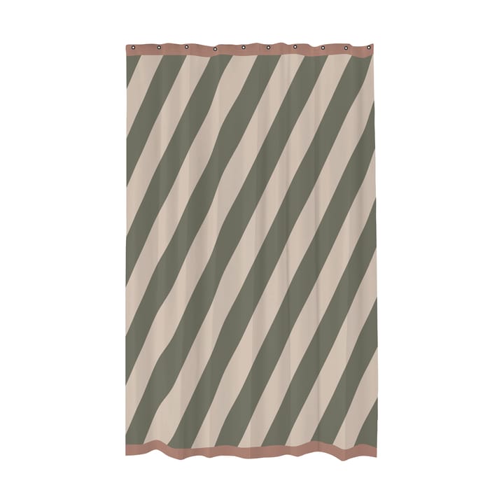 Diagonal κουρτίνα ντους 150x200 εκ. - Dark olive - Mette Ditmer