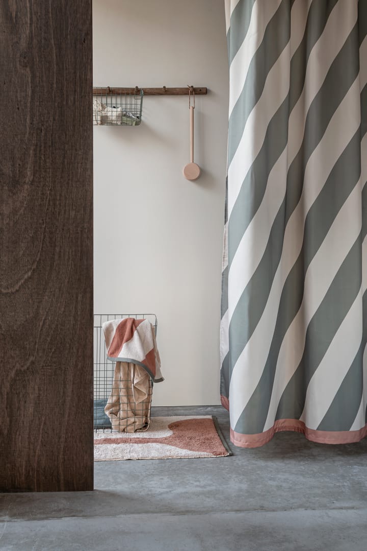 Diagonal κουρτίνα ντους 150x200 εκ., Dark olive Mette Ditmer
