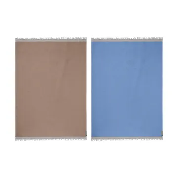 Duet ριχτάρι - Beige-Blue (μπεζ-μπλε), 130x175 εκ. - Mette Ditmer
