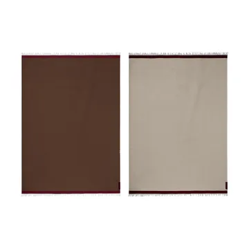 Duet ριχτάρι - Brown-Beige (καφέ-μπεζ), 130x175 εκ. - Mette Ditmer