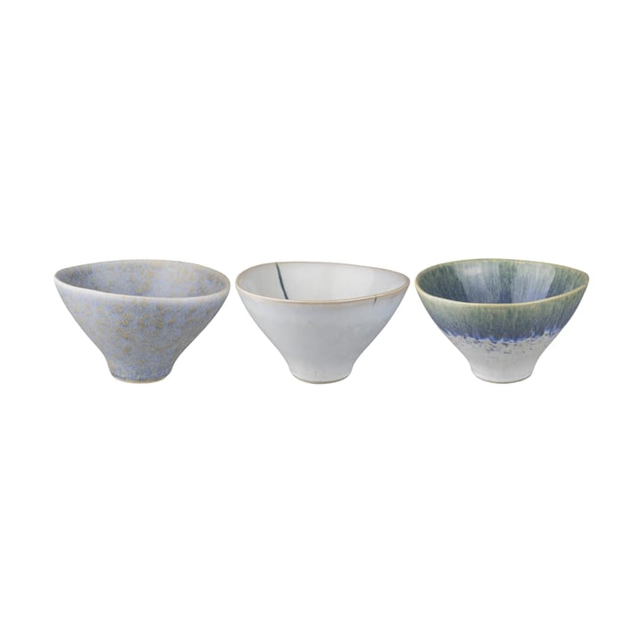 Elements μπολ medium Ø15,5 cm 3 τεμάχια - Blue - Mette Ditmer