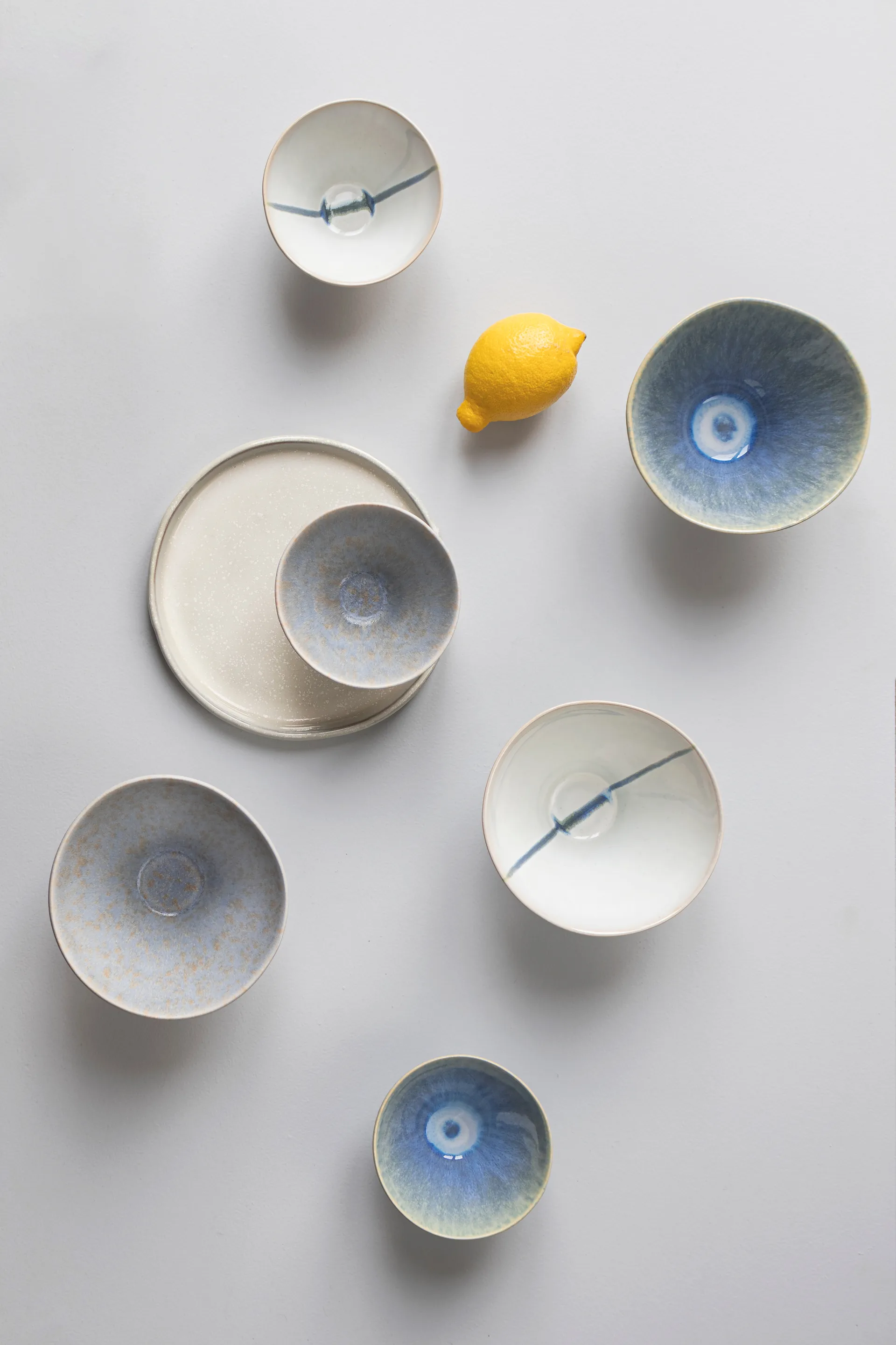 Elements μπολ medium Ø15,5 cm 3 τεμάχια, Blue Mette Ditmer