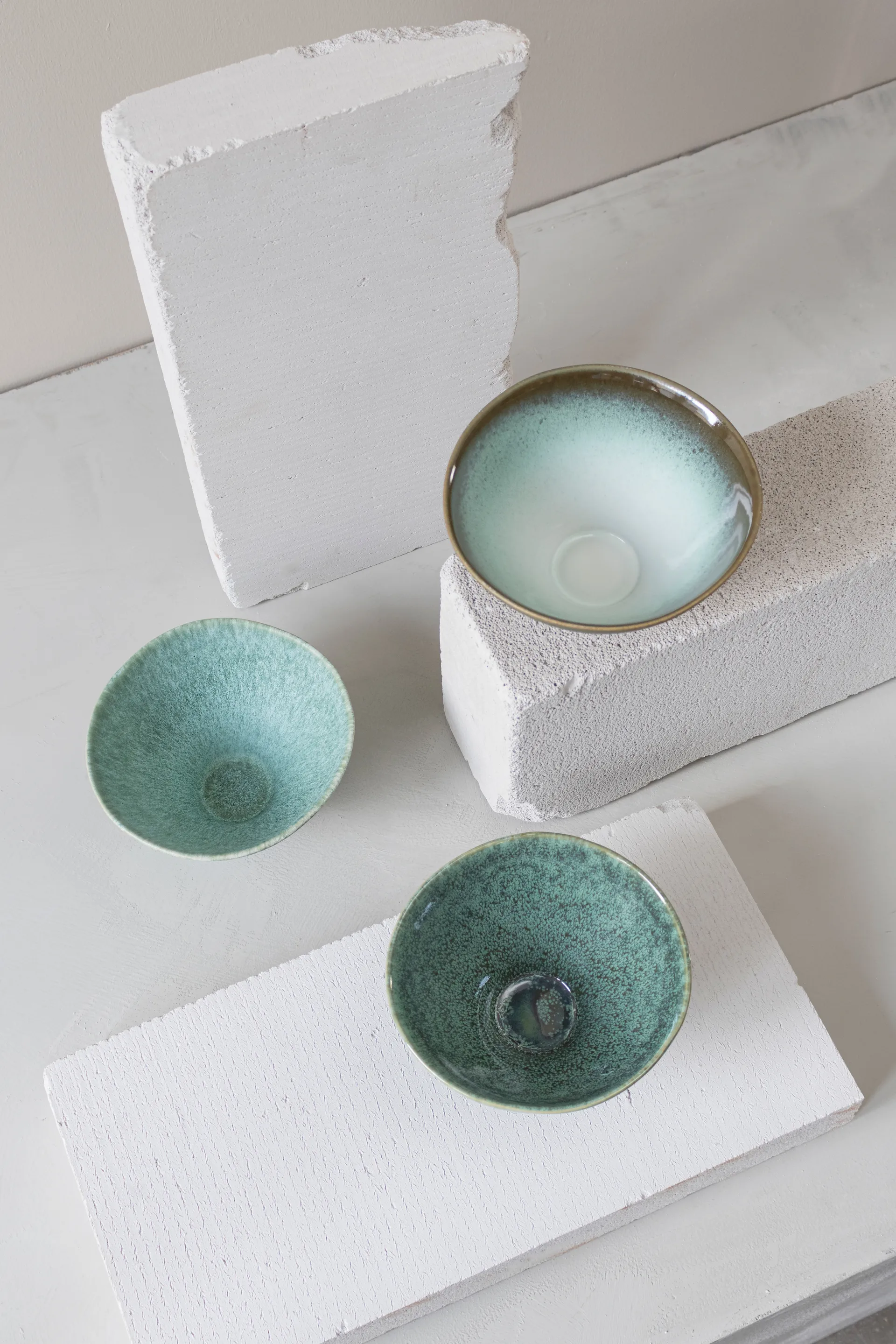 Elements μπολ medium Ø15,5 cm 3 τεμάχια, Πράσινο Mette Ditmer