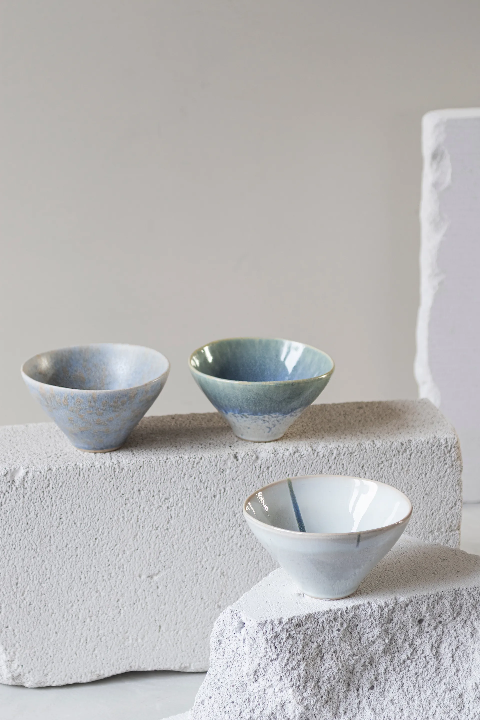 Elements μπολ small Ø12 cm 3 τεμάχια, Blue Mette Ditmer