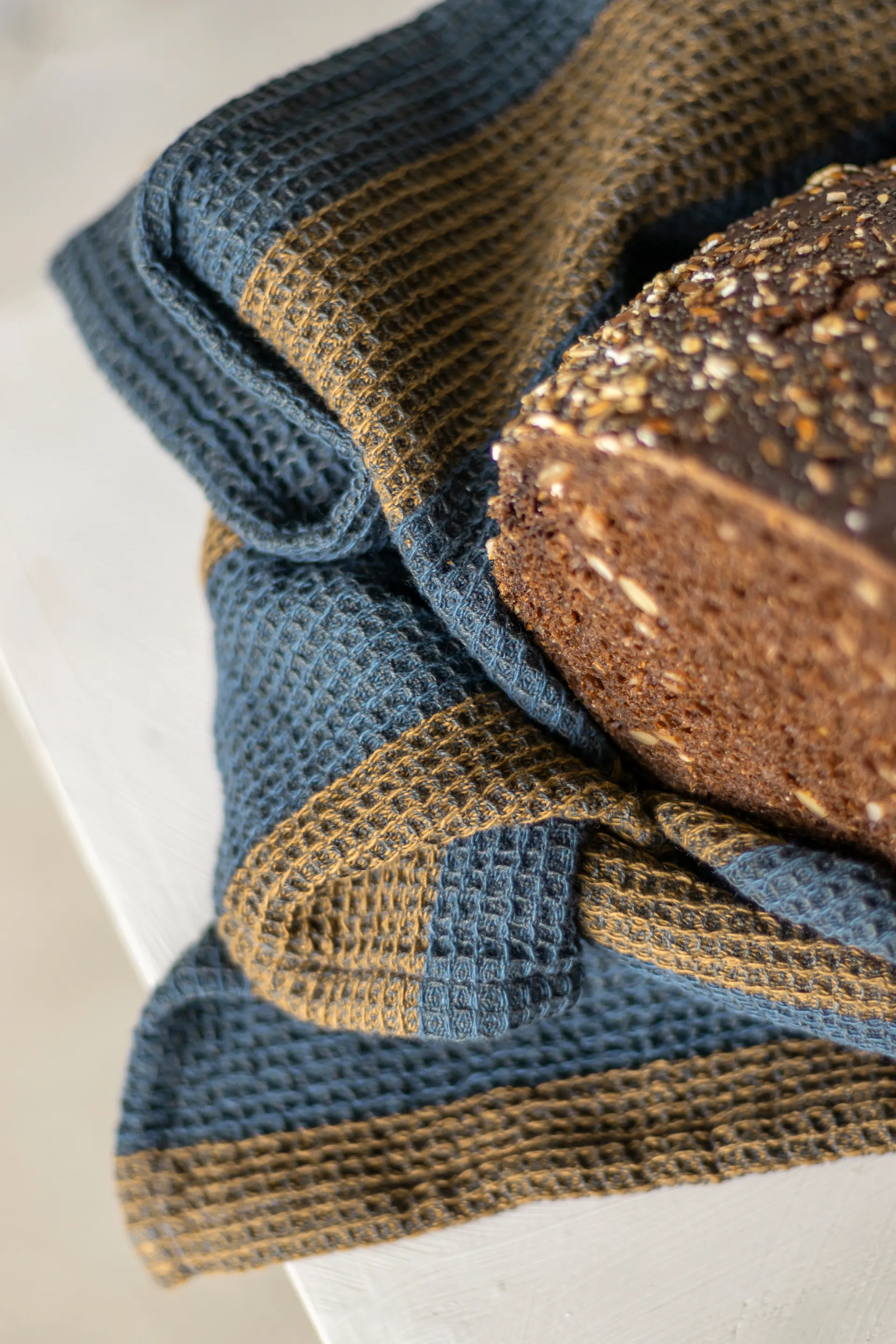 Elvira πετσέτα κουζίνας 50x70 cm, Ώχρα Mette Ditmer