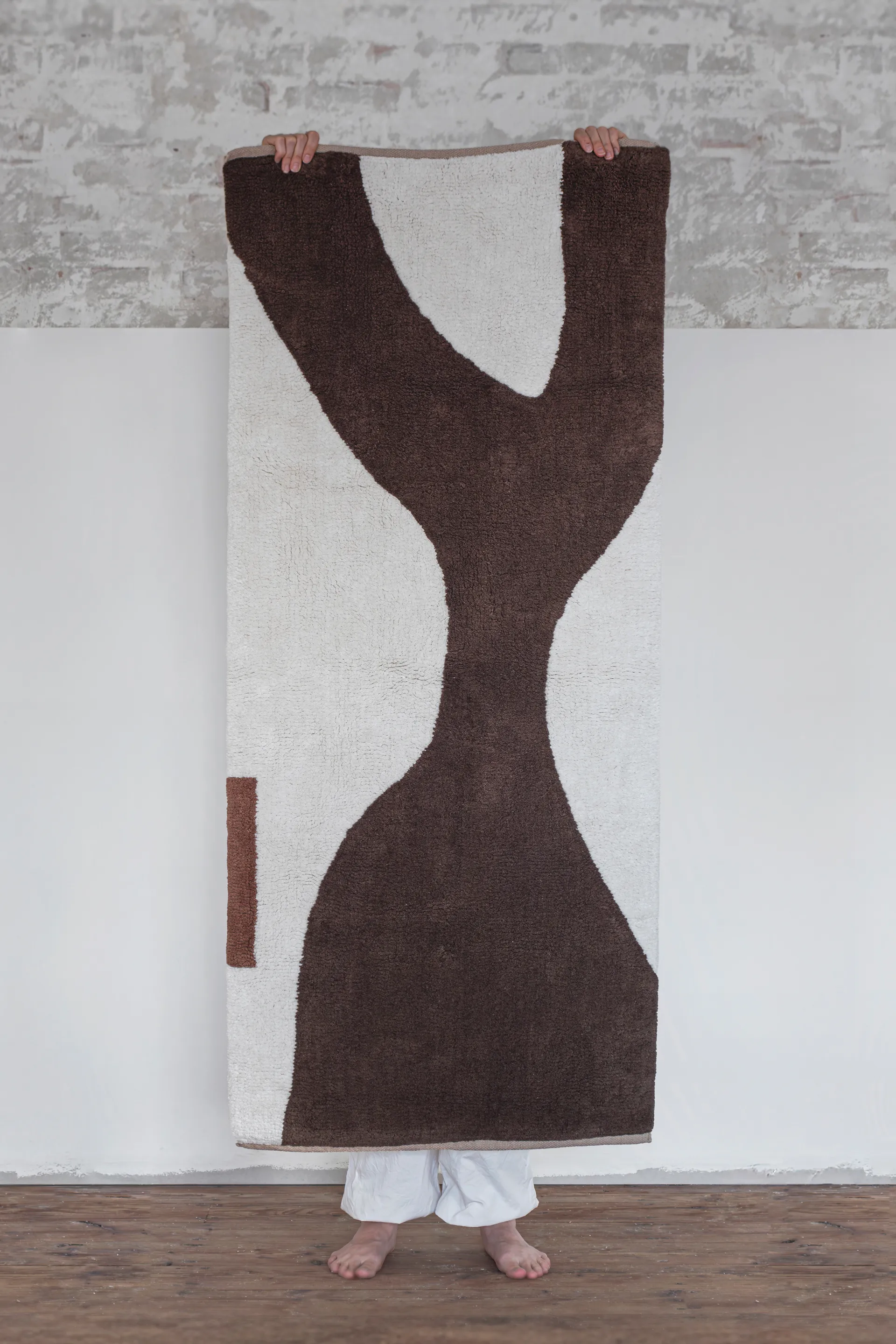 Figura χαλί, Brown, 70x150 εκ. Mette Ditmer