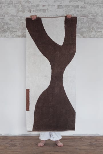 Figura χαλί - Brown, 70x150 εκ. - Mette Ditmer