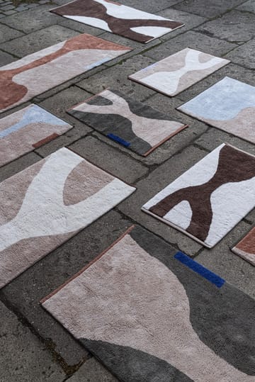 Figura χαλί - Dark olive, 70x150 cm - Mette Ditmer
