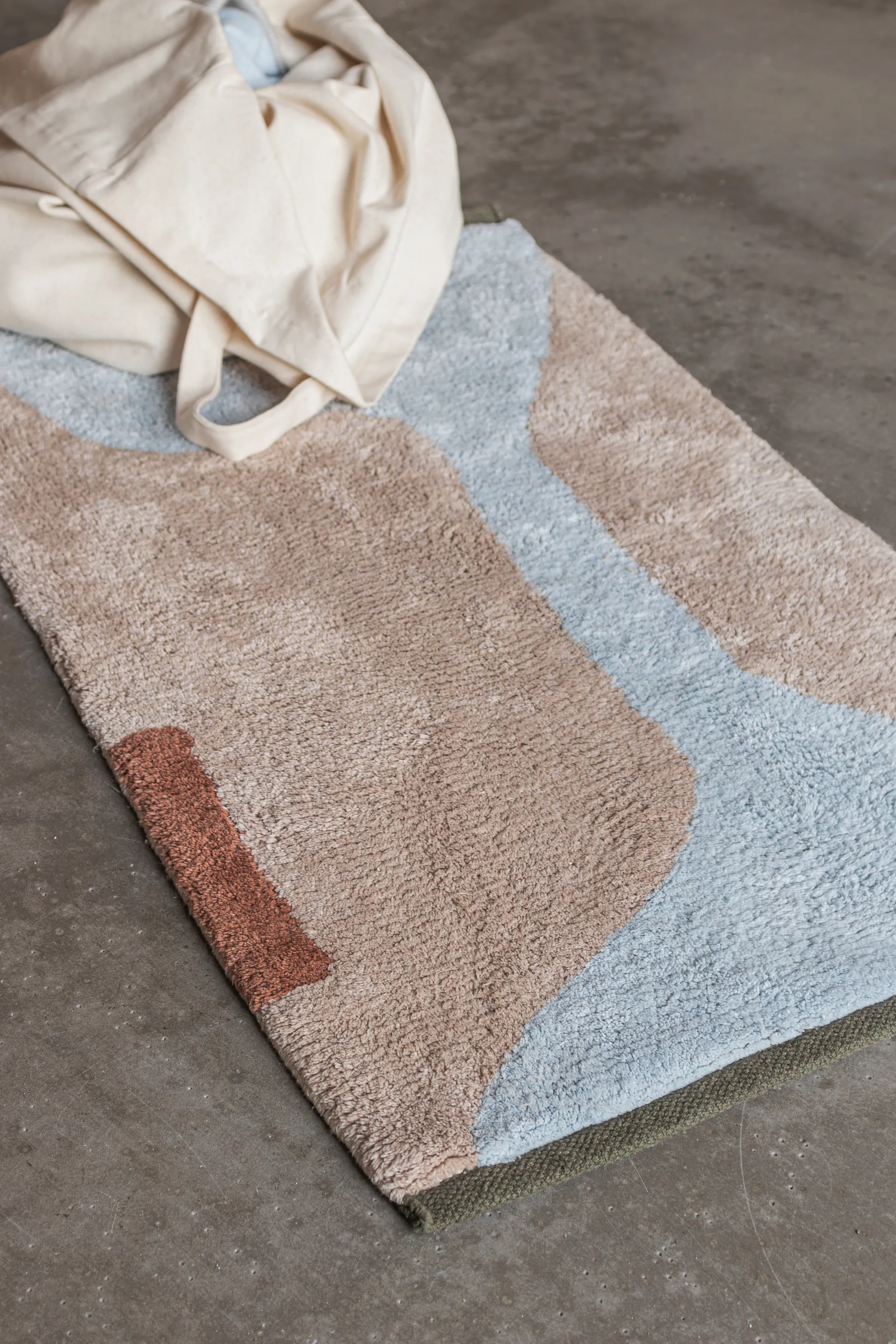 Figura χαλί, Light blue, 50x80 εκ. Mette Ditmer