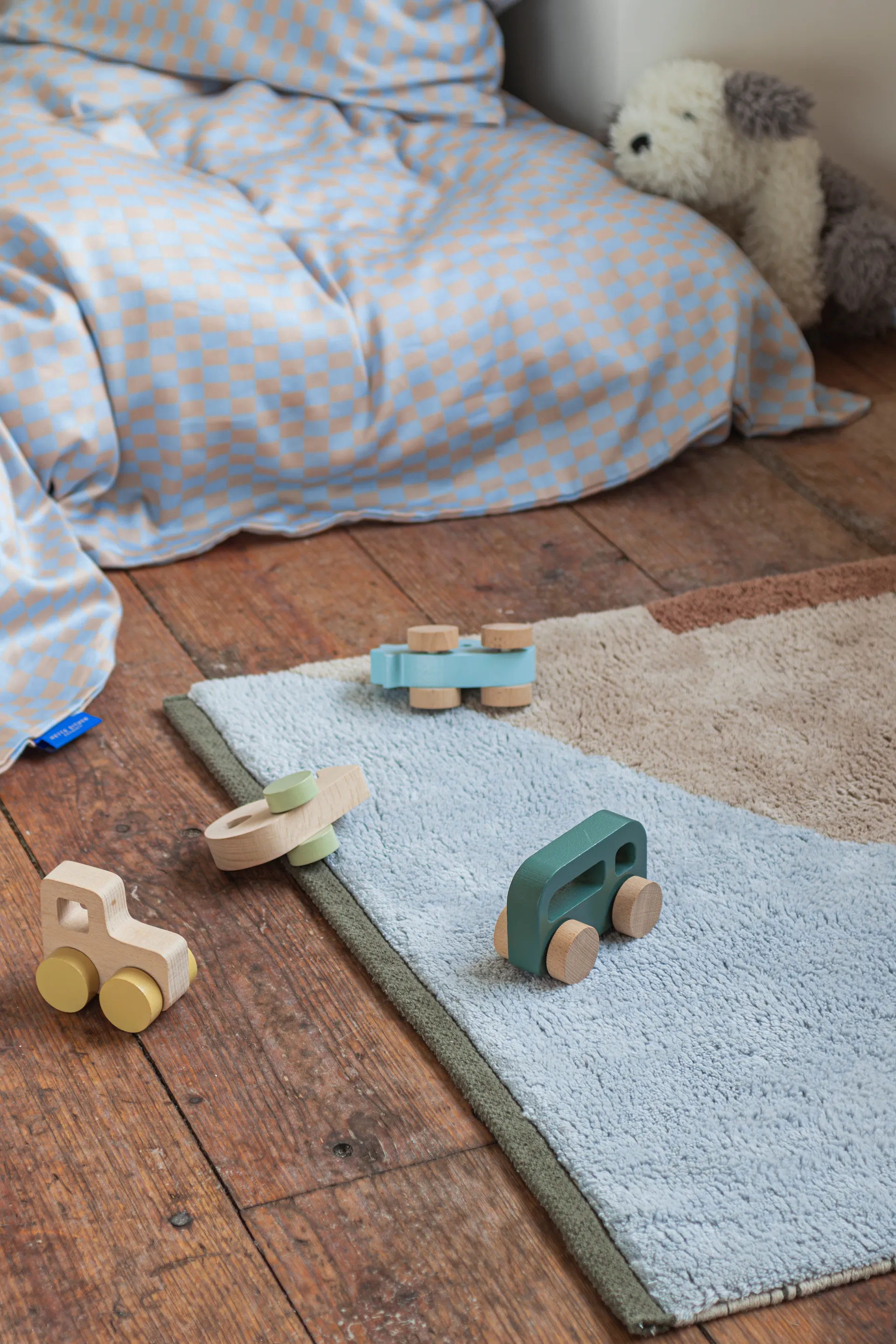 Figura χαλί, Light blue, 70x150 cm Mette Ditmer