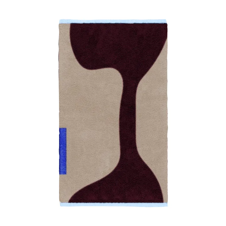 Figura χαλί - Red-Beige, 50x80 εκ. - Mette Ditmer