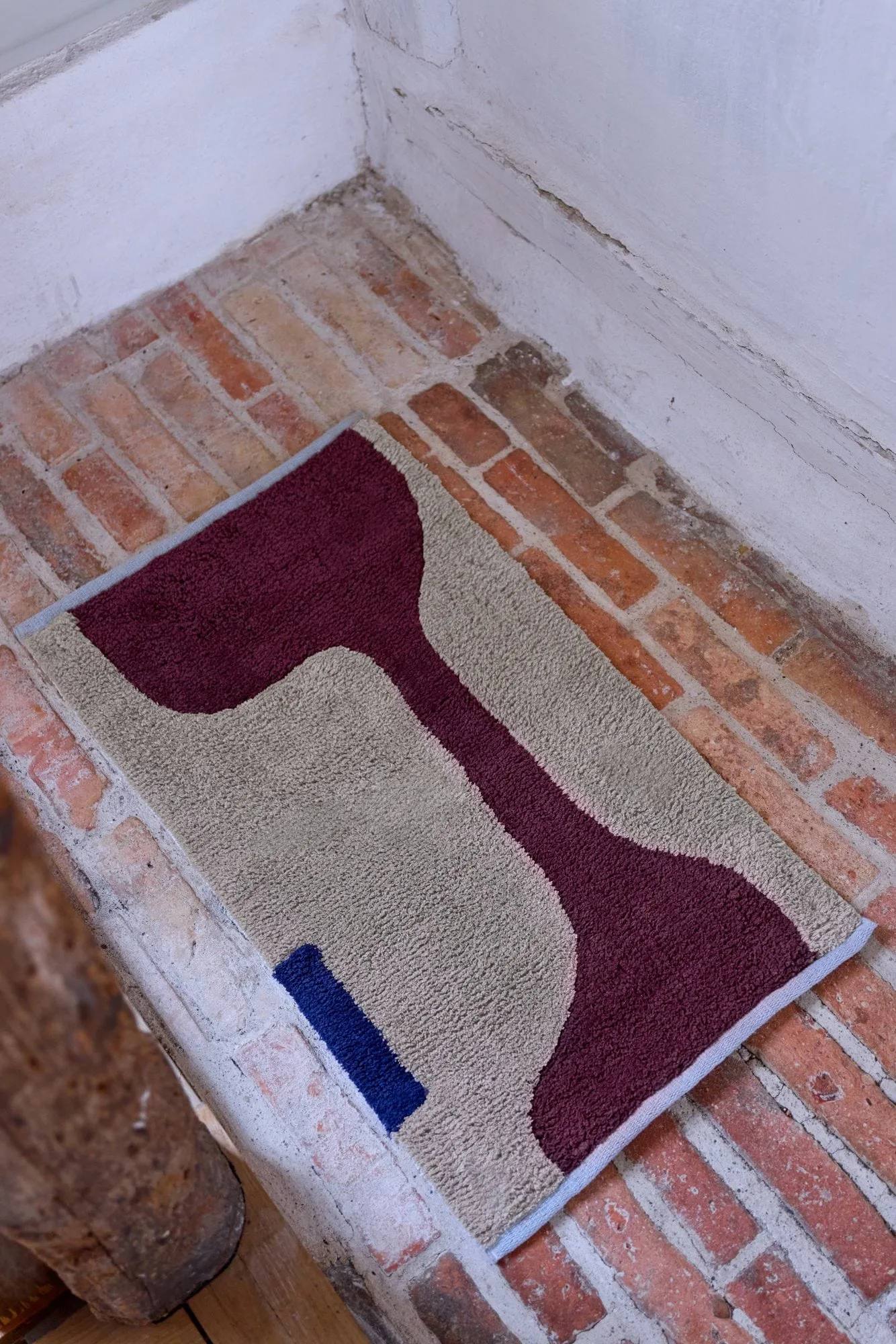 Figura χαλί, Red-Beige, 70x150 εκ. Mette Ditmer