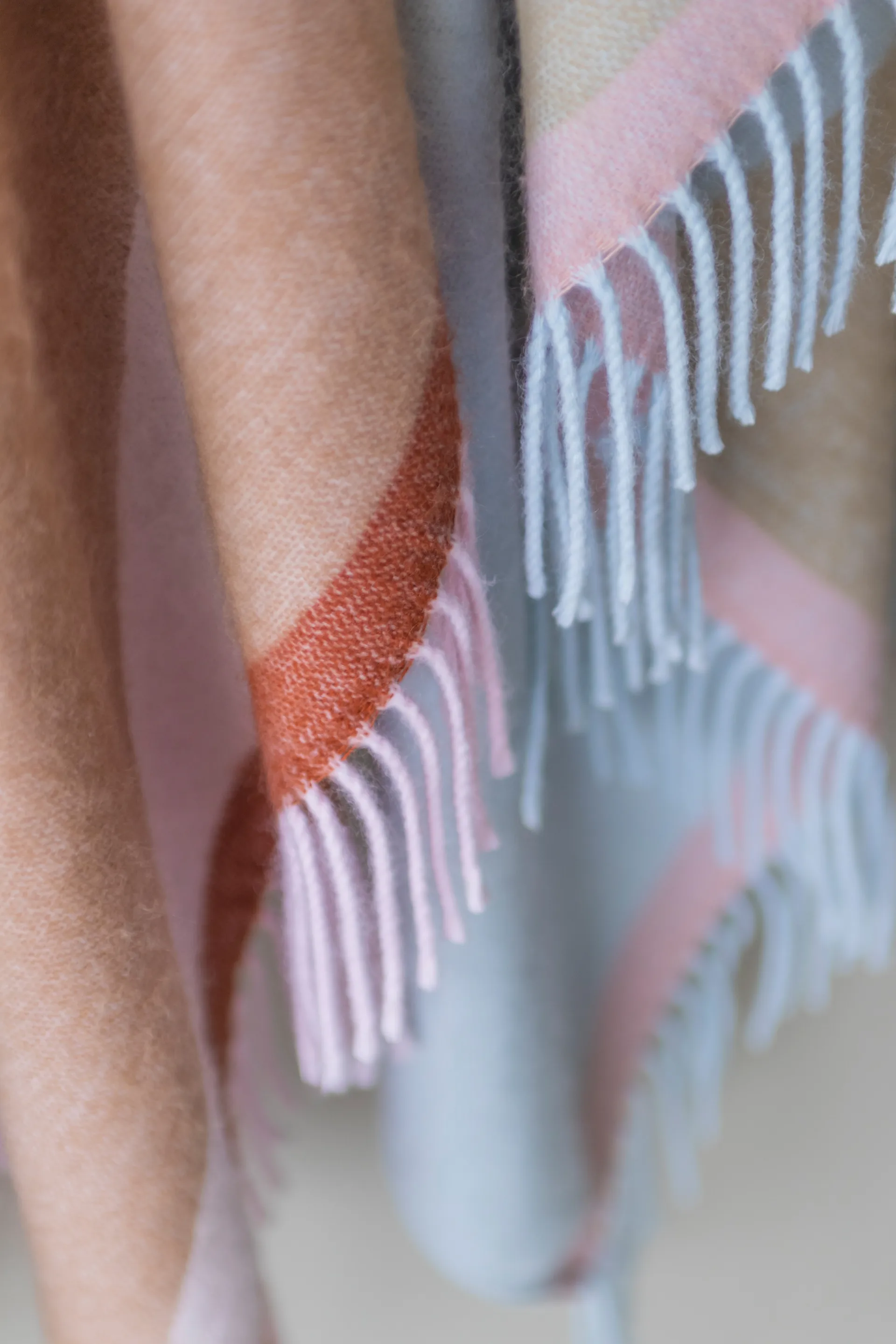 Πλεκτή κουβέρτα Gallery 125x170 εκ, Latte Mette Ditmer