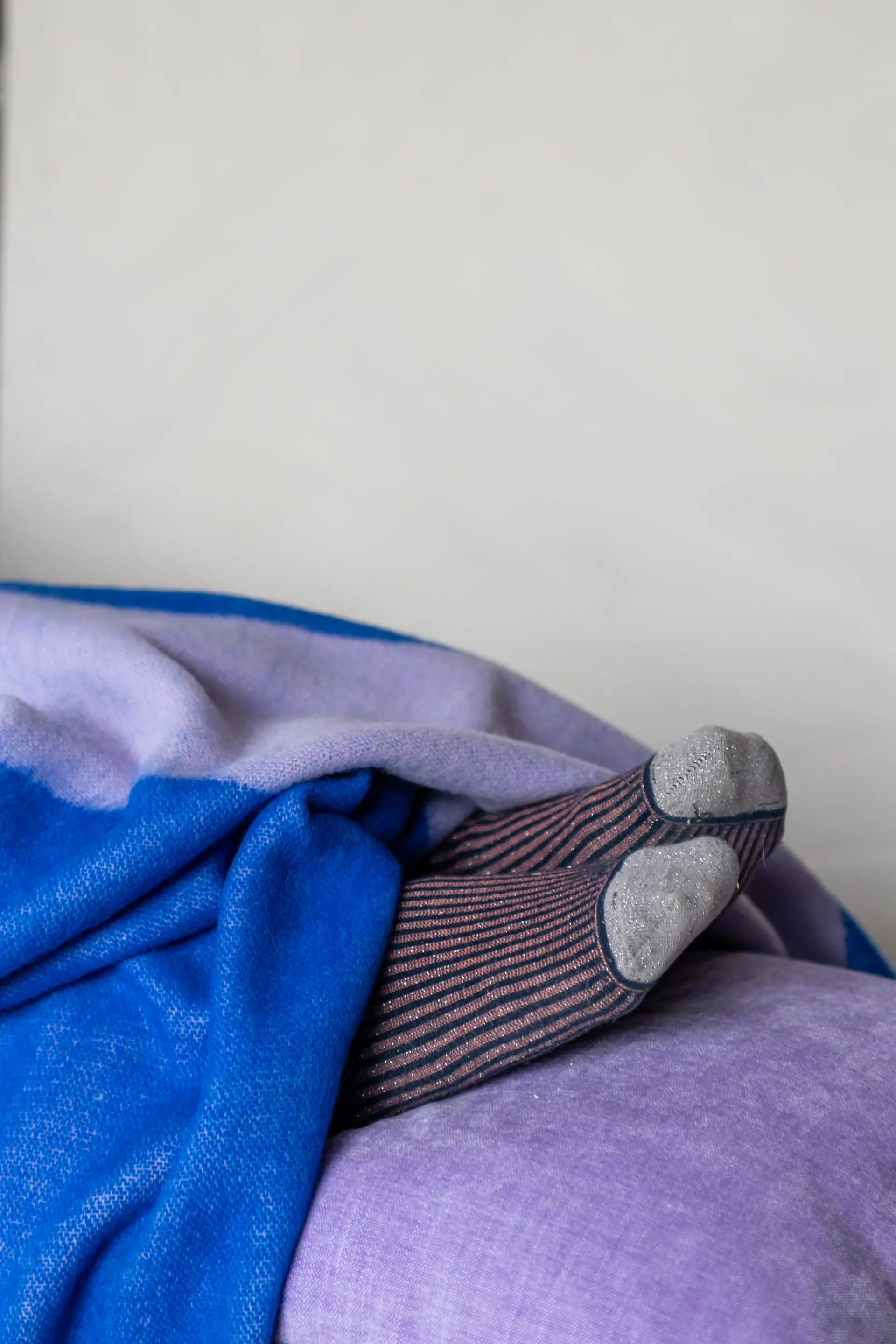 Πλεκτή κουβέρτα Gallery 125x170 εκ, Lilac Mette Ditmer