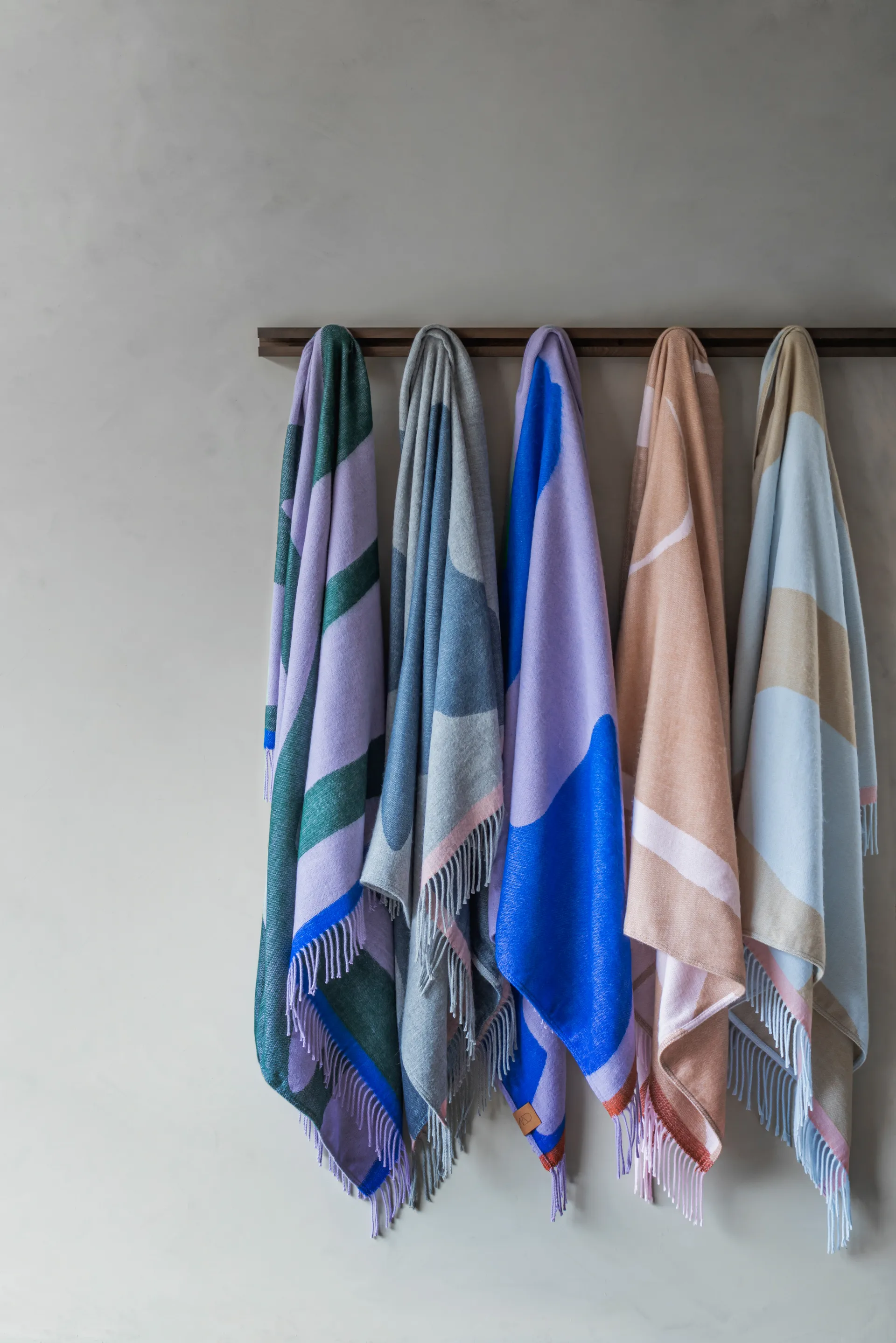 Πλεκτή κουβέρτα Gallery 125x170 εκ, Lilac Mette Ditmer