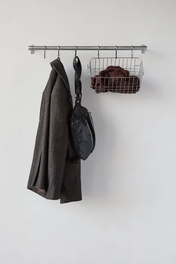 Hang-it ράγα ρούχων - Ασημί, 11x70x5,5 εκ. - Mette Ditmer