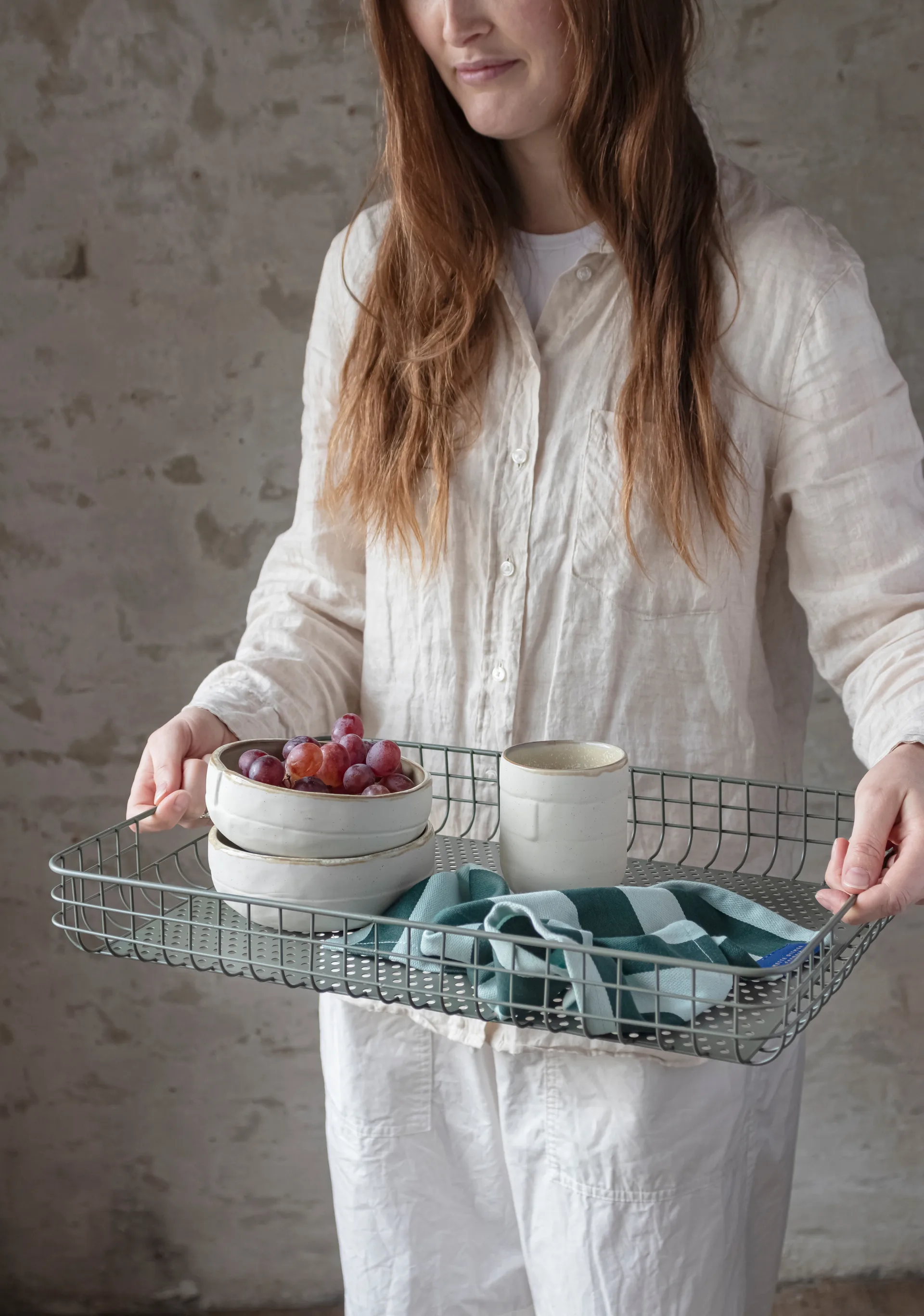 Lift δίσκος σερβιρίσματος 33,5x45,5 εκ., Thyme green Mette Ditmer
