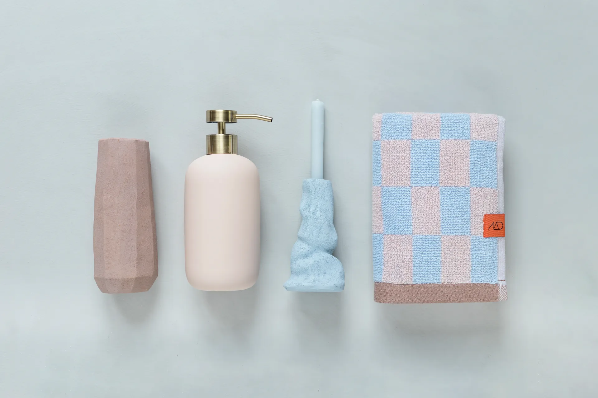 Ρετρό πετσέτα, Light blue, 40x55 cm, Συσκευασία 2 τεμαχίων Mette Ditmer