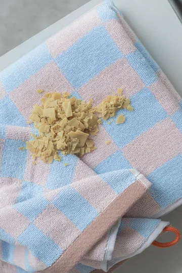 Ρετρό πετσέτα - Light blue, 50x90 cm - Mette Ditmer