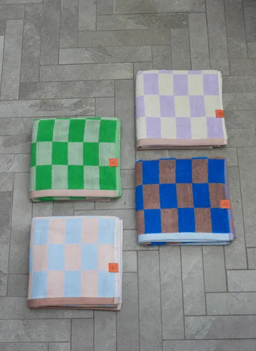 Ρετρό πετσέτα - Lilac, 70x133 cm - Mette Ditmer