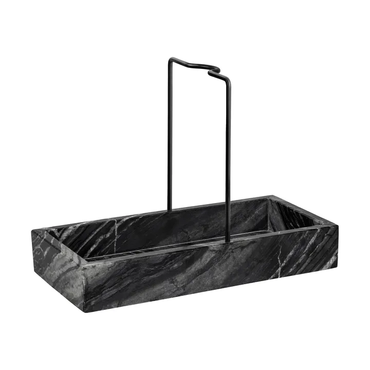 Marble οργανωτής νεροχύτη 12x23,5 εκ. - Black-grey - Mette Ditmer
