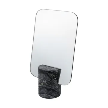 Marble καθρέφτης τραπεζιού - Black-grey, 30 cm - Mette Ditmer