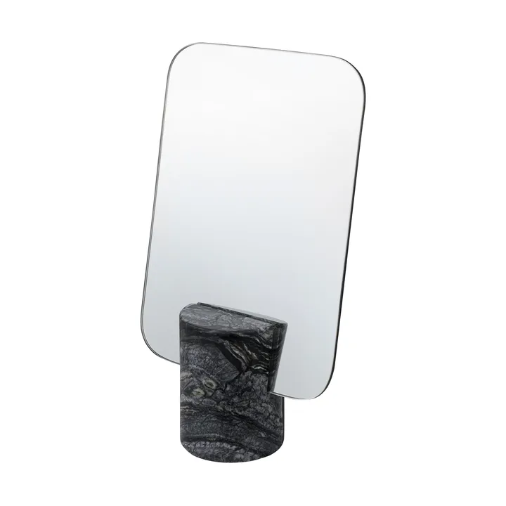 Marble καθρέφτης τραπεζιού - Black-grey, 30 cm - Mette Ditmer