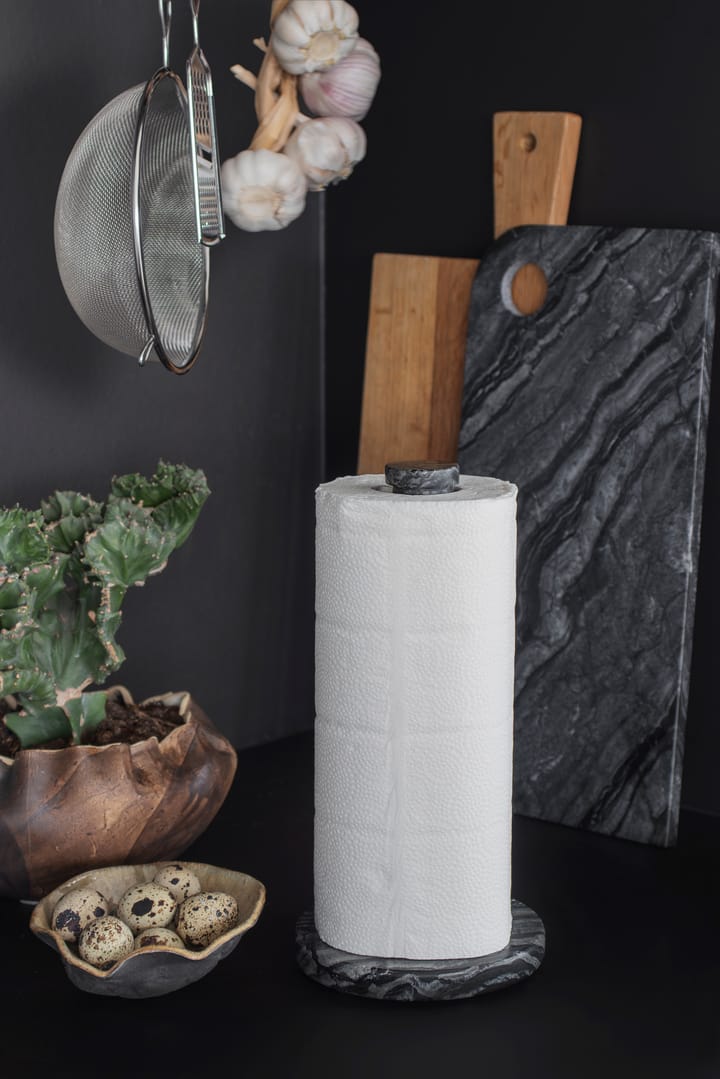 Marble βάση χαρτιού κουζίνας - Black-grey - Mette Ditmer