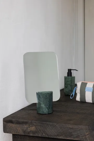 Marble καθρέφτης τραπεζιού - Dark forest, 30 cm - Mette Ditmer