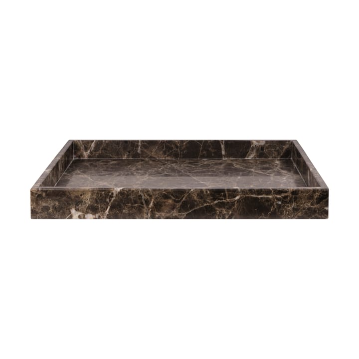 Δίσκος διακόσμησης Marble large 30x40 cm - Brown - Mette Ditmer