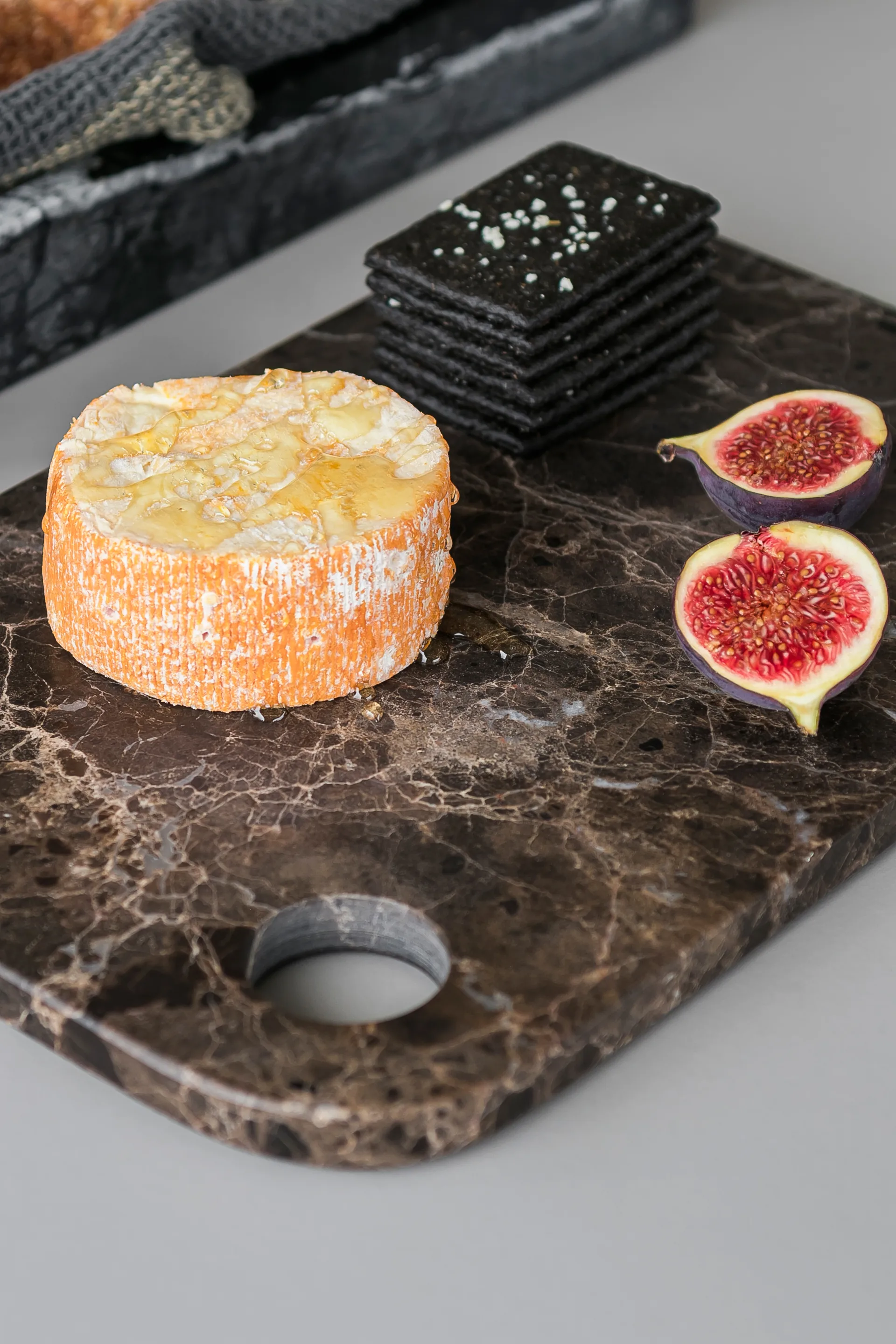 Marble δίσκος σερβιρίσματος medium 20x30 cm, Brown Mette Ditmer