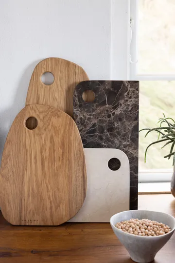 Marble δίσκος σερβιρίσματος medium 20x30 cm - Sand - Mette Ditmer