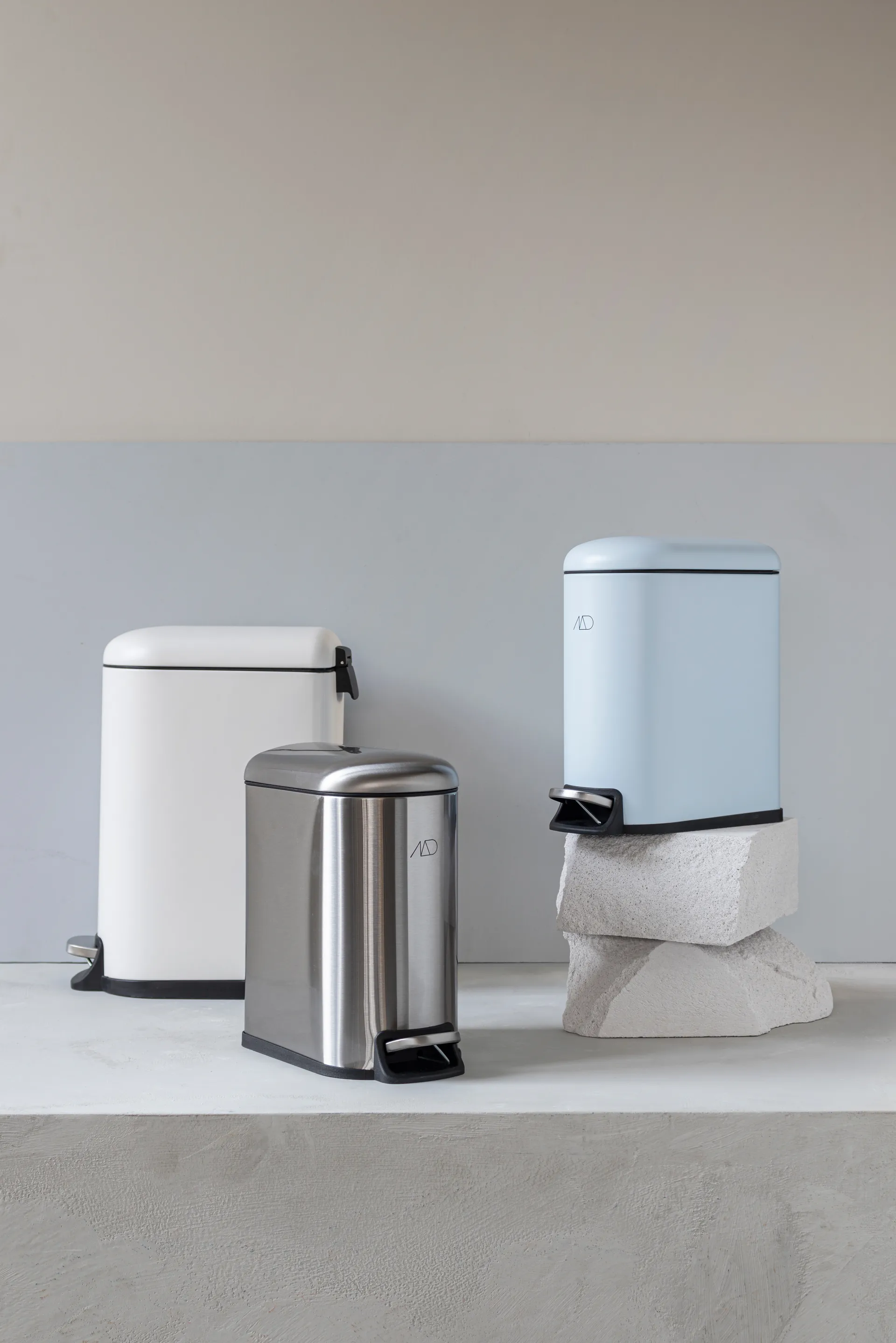 Mini-Walther κάδος pedal 5 L, Ατσάλι Mette Ditmer