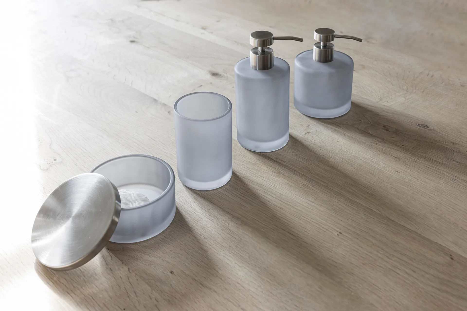 Modest βάζο με καπάκι Ø10,5 εκ., Dove blue Mette Ditmer