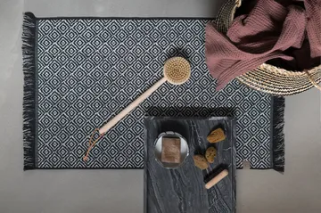 Χαλί μπάνιου Morocco 50x80 cm - Μαύρο-γκρι - Mette Ditmer