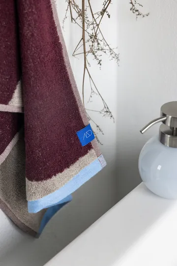 Πετσέτα επισκεπτών Nova Arte 40 x 55 εκ., 2 τεμ. - Wine-sand - Mette Ditmer