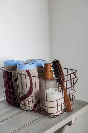 Πετσέτα επισκεπτών Nova Arte 40 x 55 εκ., 2 τεμ. - Wine-sand - Mette Ditmer