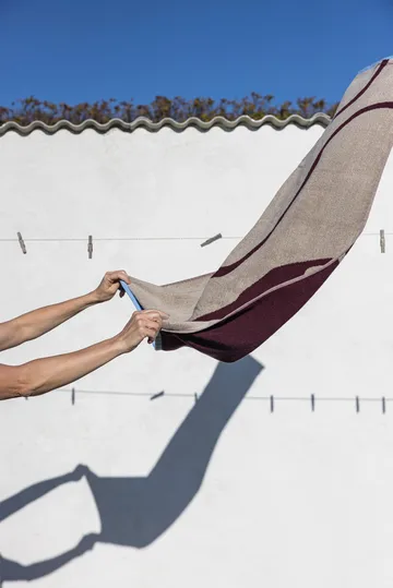 Πετσέτα μπάνιου Nova Arte 70 x 133 εκ. - Wine-sand - Mette Ditmer