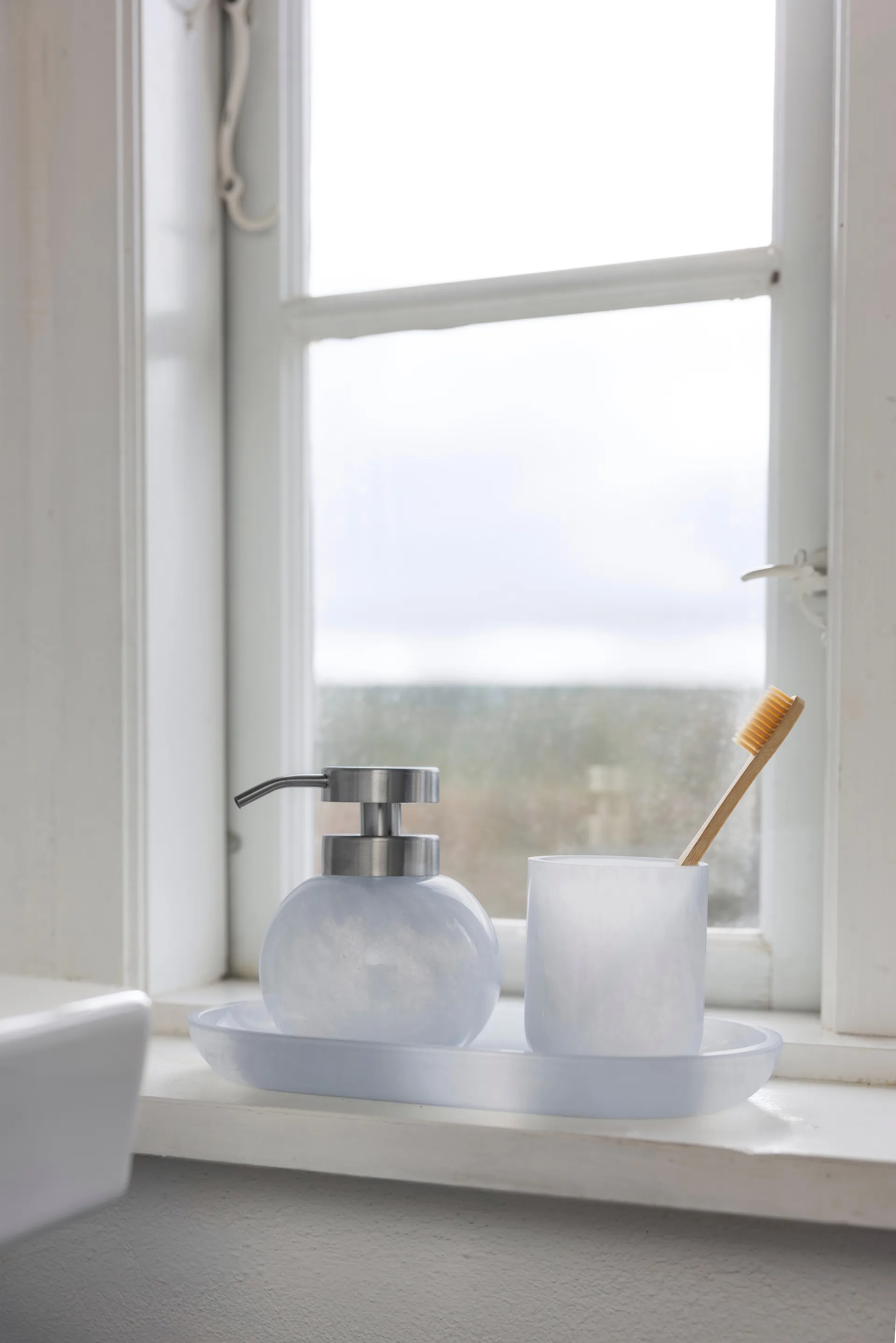 Opal δίσκος, Light blue, 14x25,5 cm Mette Ditmer