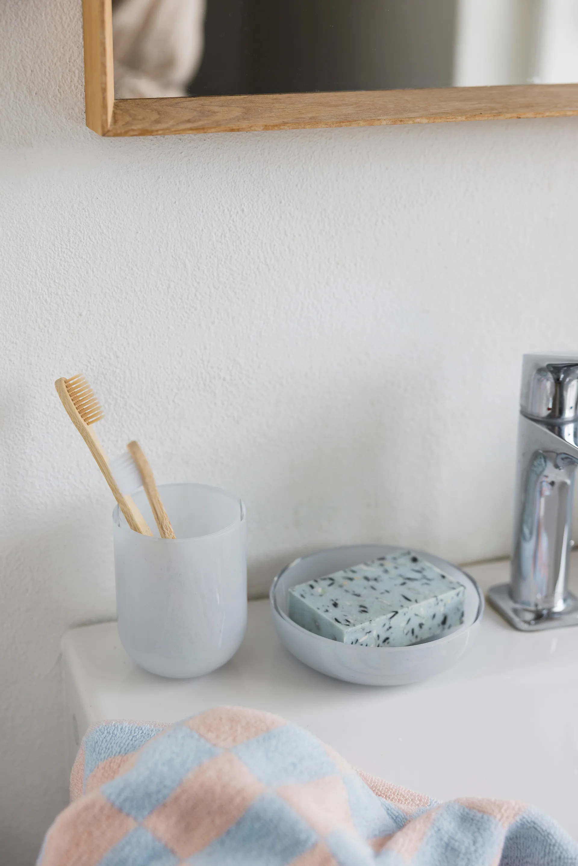 Opal σαπουνοθήκη, Light blue Mette Ditmer