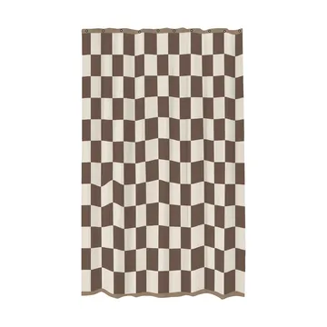 Retro κουρτίνα μπάνιου 150x200 εκ. - Καφέ - Mette Ditmer