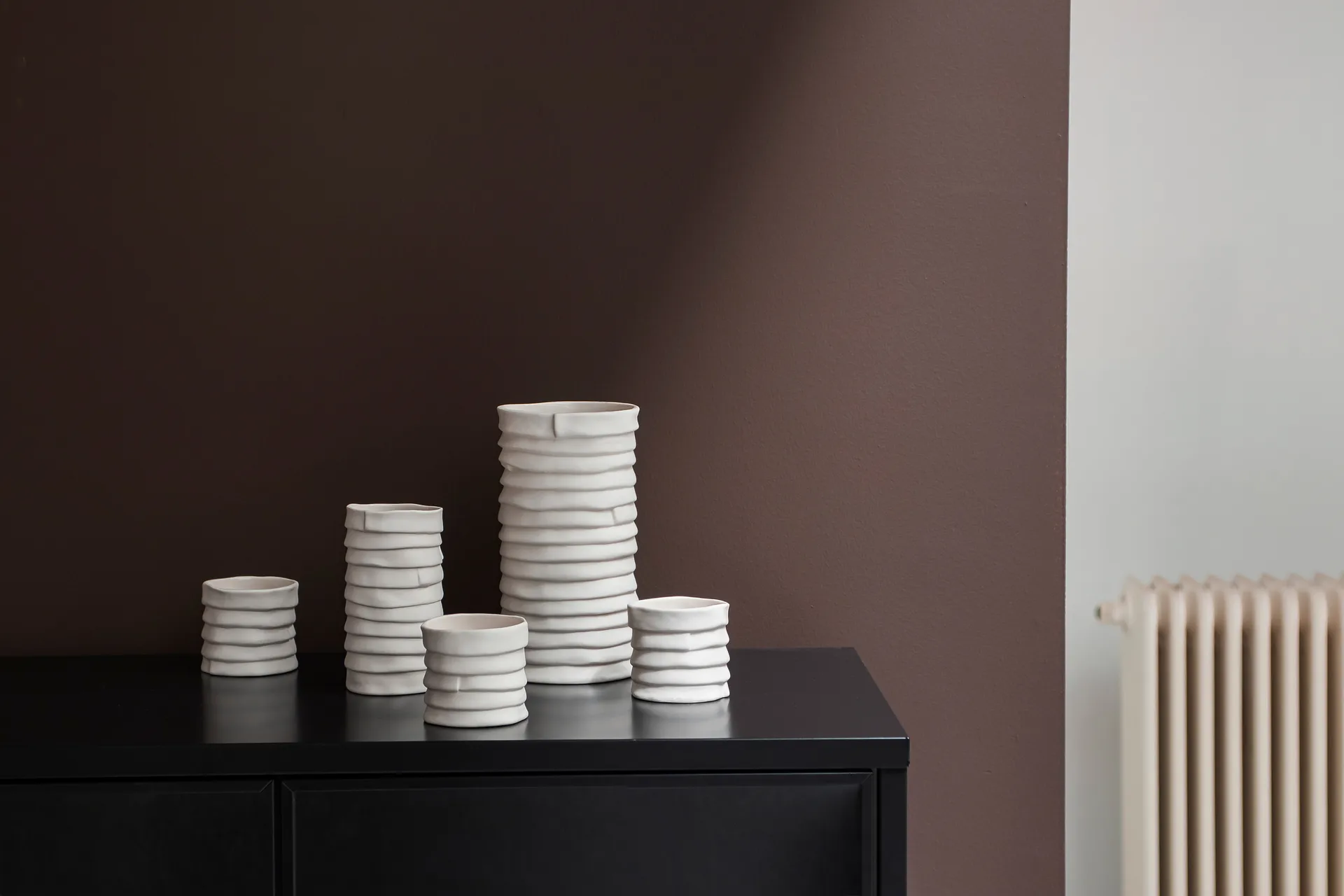 Φωτιστικό κεριού Ribbon Ø7 εκ., 2 τεμ., Υπόλευκο Mette Ditmer