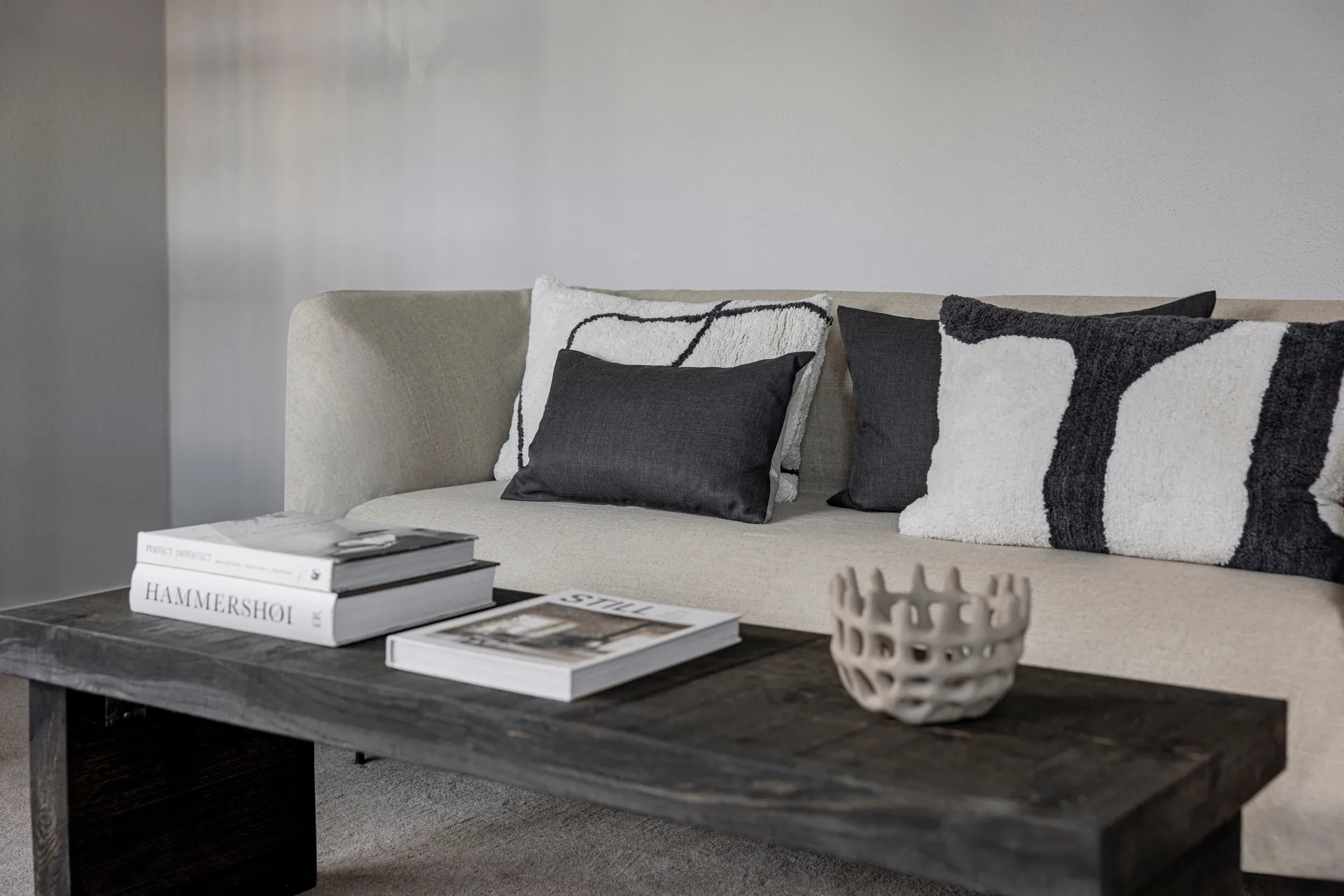 Θήκη μαξιλαριού Scala, Stone grey, 40x60 cm Mette Ditmer