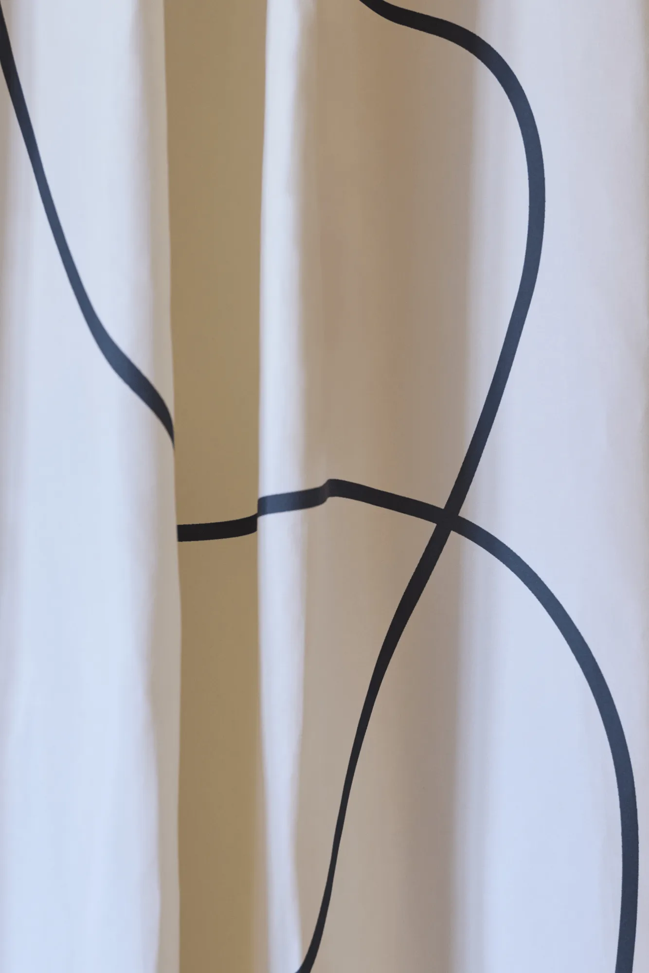 Shadow κουρτίνα μπάνιου, Λευκό, 150x200 εκ. Mette Ditmer