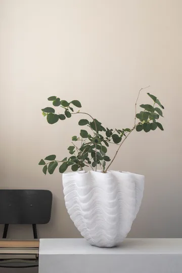 Βάζο Shell - Large, 30 cm, white - Mette Ditmer
