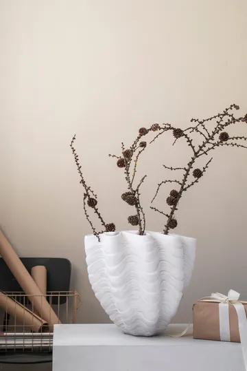 Βάζο Shell - Large, 30 cm, white - Mette Ditmer