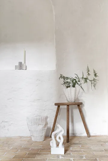 Βάζο Shell - Small, 22 cm, white - Mette Ditmer
