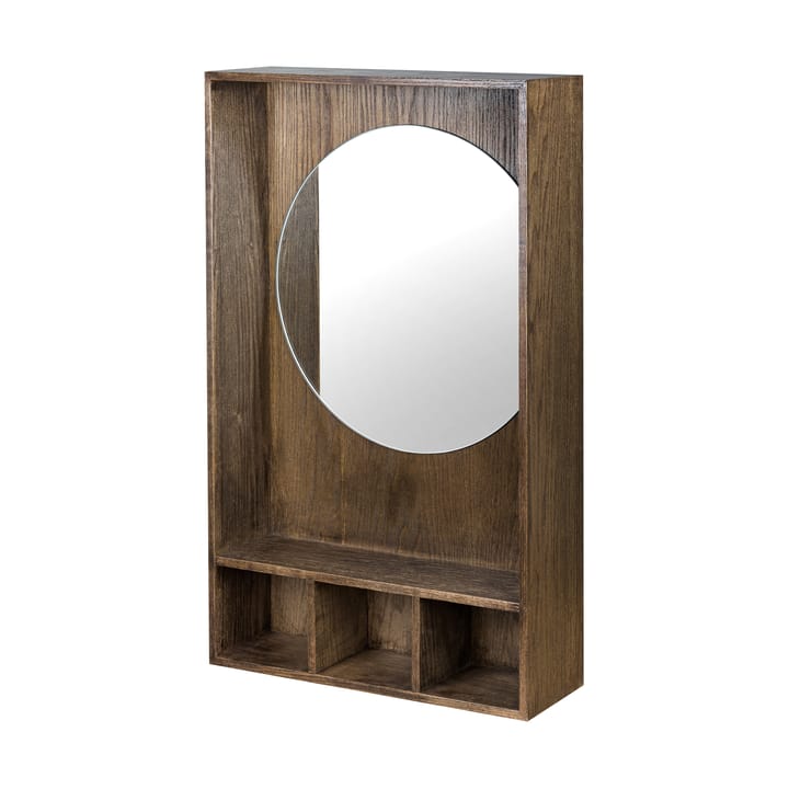 Show-me καθρέφτης με ράφι small - Dark oiled - Mette Ditmer