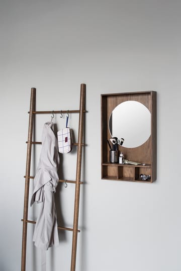 Show-me καθρέφτης με ράφι small - Dark oiled - Mette Ditmer