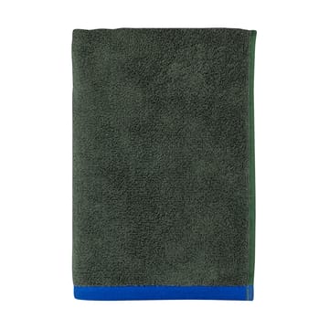 Soft πετσέτα μπάνιου 70x133 cm - Σκούρο ελιά-ανοιχτό μπλε - Mette Ditmer